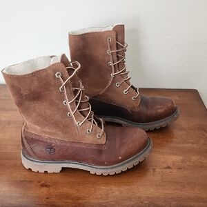 Timberland Dark Brown Waterproof Leather